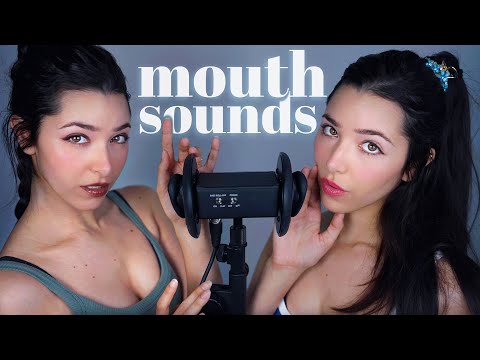 4K ASMR Twin Delicate Mouth Sounds ✨