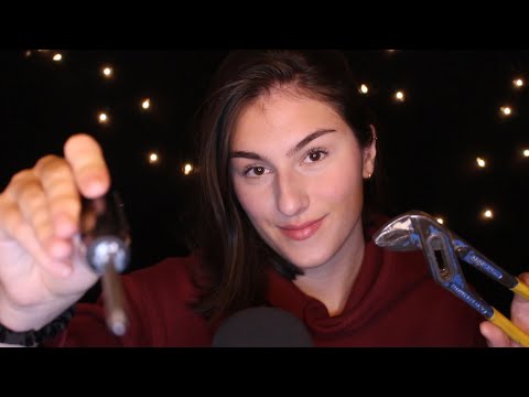 [ASMR] fixing your face 🔨// Ich korrigiere dein Gesicht 🪛// roleplay// IsabellASMR 💜