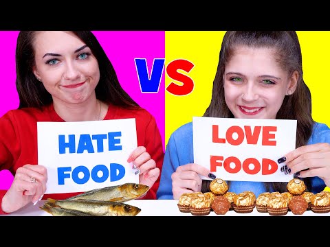 ASMR Eating Love VS Hate Food Challenge for 24 Hours!