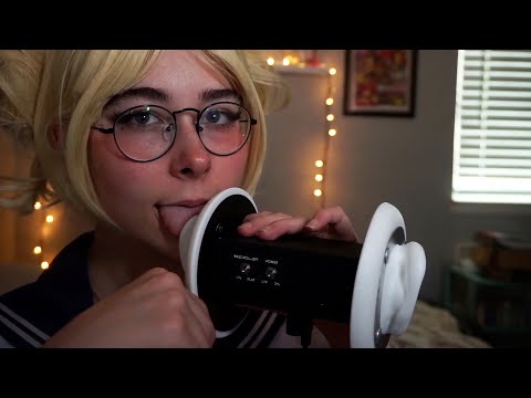Himiko Toga Licks The Fear Out of Your Ears 😊🔪 ( ASMR Ear Licking ) | Cosplay ASMR