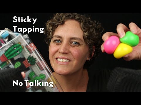 ASMR Sticky Tapping | No Talking | Super Tingly Fingertip Tapping