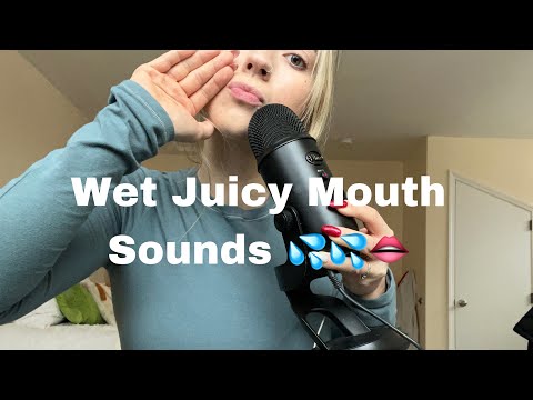 ASMR| 30 Minutes of No Talking Mouth Sounds~ Tapping/Mic Licklng