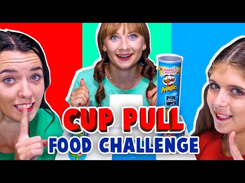 ASMR Cup Pull Food Challenge By LiLiBu