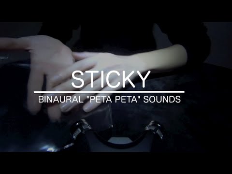 [音フェチ]いろんなものをペタペタする[ASMR]Binaural Sticky Sounds[JAPAN]