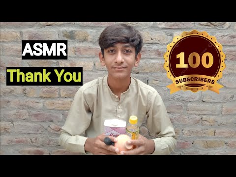ASMR 100 Subscribers Special l Whispering and Thanking you