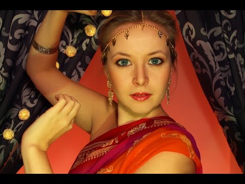 ASMR Indian SPA: Head massage with oils and meditation/asmr role play