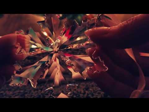 ASMR Raw | Whispers Only, Slow Hand Movements, Tracing, Glass Ornaments. ZESO Stocking Stuffers