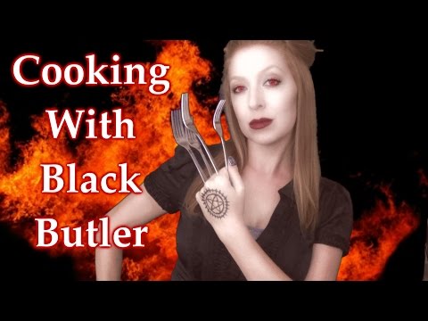 Cooking With Black Butler *ASMR role play/making salad*