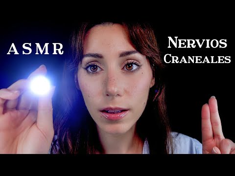 ASMR EXAMEN de NERVIOS CRANEALES 💤 para DORMIR 👩🏻‍⚕️ Roleplay Médico en Español