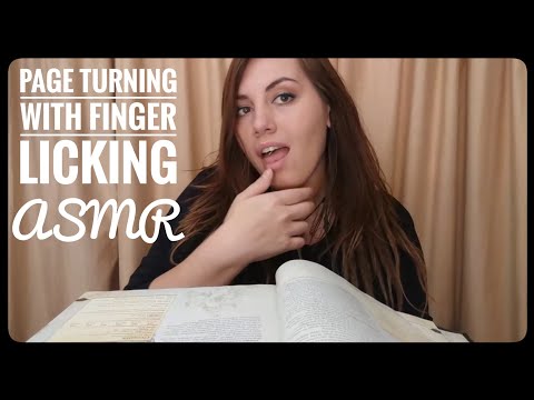 Asmr Page Turning W Finger Licking The Asmr Index