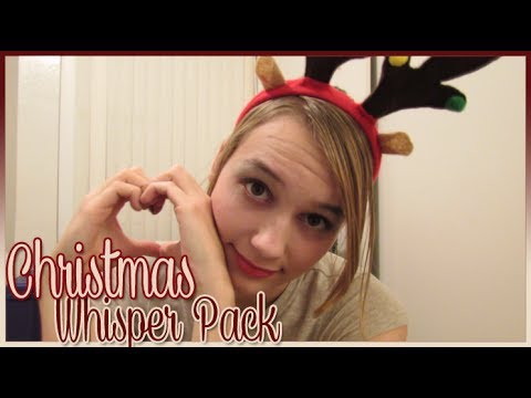 [BINAURAL ASMR] Christmas Whisper Pack (gum, mouth sounds, l/r, sk, om nom,Spanish, ramble, etc.)