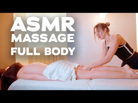 ASMR | MASSAGE | asmr full body massage (neck, back, foot, feet)