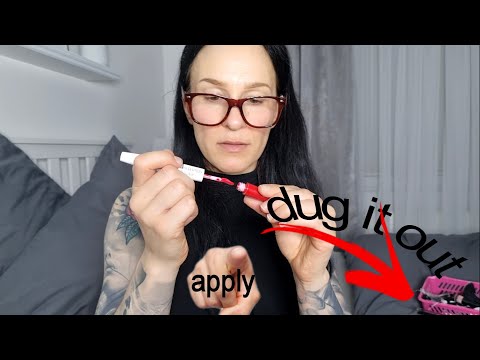 Apply wrapped make up on you - no talking- asmr