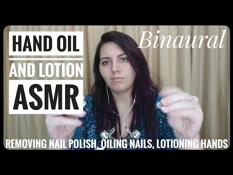 Hand Pampering with Lotion and Oil ASMR