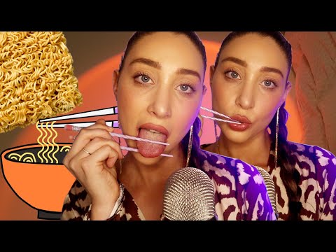 ASMR you are my noodles 🍜 (slurping sounds, wet mouth sounds)