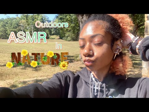 Outdoors In Nature 🍃🌊 | Tapping, Scratching And Water Sounds💧 + More Triggers!