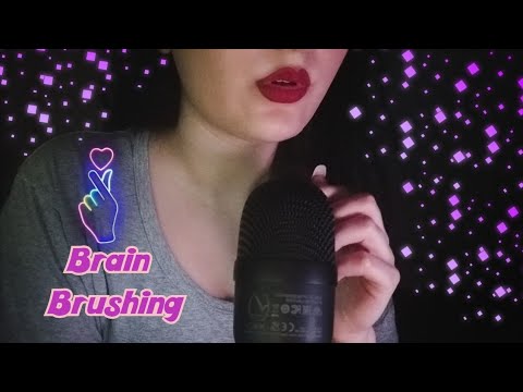 ASMR|Brushing your brain+soft and cozy mouth sound(to help you sleep)