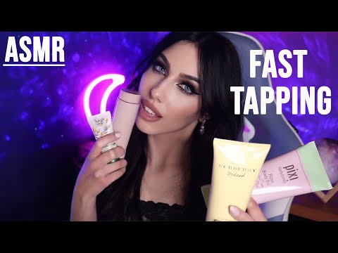 ASMR - Fast Aggressive Tapping and Scratching on Lotion Bottles, Snapping, Hand sounds.