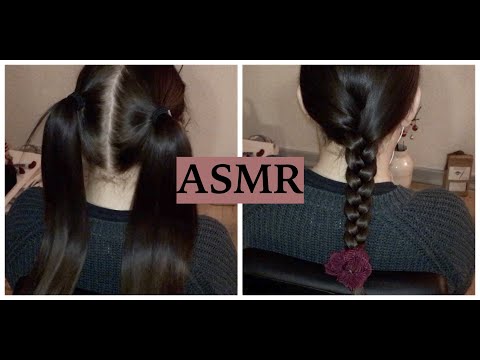 ASMR Playing With My Friend's Hair (Straightening, Styling & Hair Brushing Sounds)