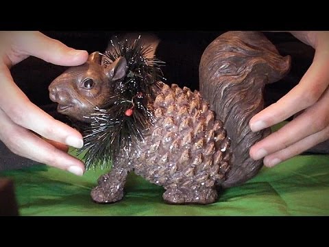 ASMR Christmas Squirrel Tapping Scratching and Whispering