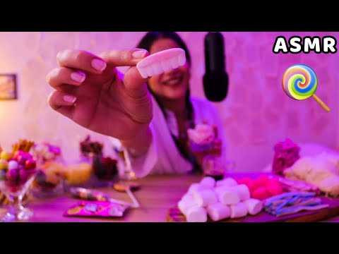 حلويات قوس قزح ـ موكبانغ 🌈 ASMR Rainbow Candy Mukbang