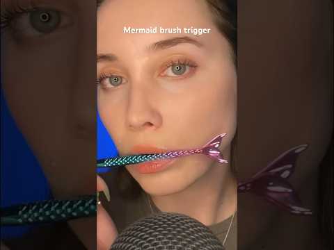 Mermaid brush ASMR trigger 🧜‍♀️