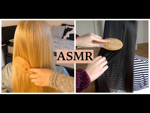 ASMR HAIR BRUSHING COMPILATION (10 videos, Tingly Hair Play/Brushing Sounds, No Talking)