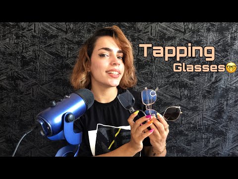 ASMR | asmr tapping glasses ( slow to fast)
