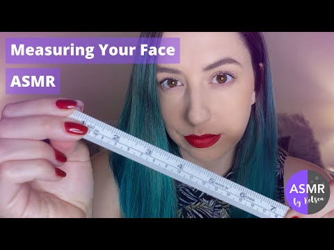 ASMR | Face Measuring Role Play (60fps)
