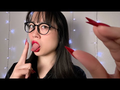 ASMR Rude Spit Painting Plastic Surgery (mouth sounds, Asian Accent, whisper)