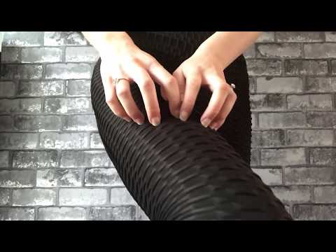 ASMR Tingly textured leggings / Yoga pants | Fabric scratching | Material sounds!