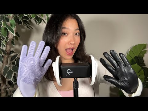 ASMR The Ultimate Ear Massage: Trying Different Gloves on Your EARS 👂🏼 Leather, Latex, Rambling +