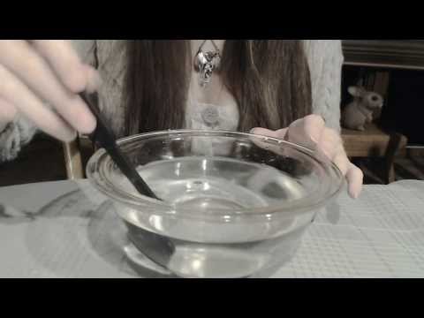 [ASMR] Binaural Water Sounds + Glass Tapping + Hand Movements