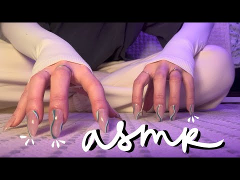 ASMR ON THE FLOOR: in your face triggers, invisible triggers, fabric scratching, and more!