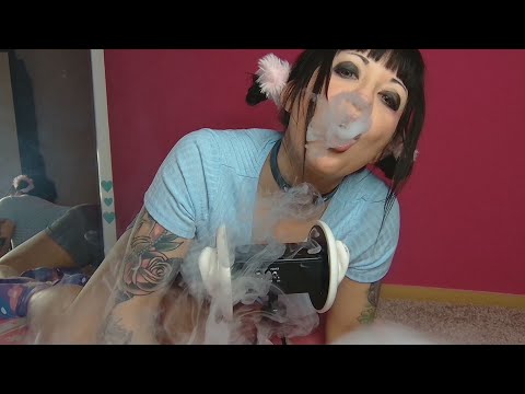 VAPING ASMR CHILL WITH ME RINGS BUBBLES WATER TINGLES GIRL