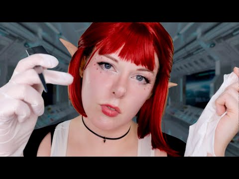 ASMR | Alien Girl Checks You For PARASITES (lice check/scalp exam)