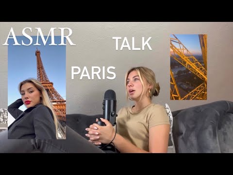 ASMR | TALK ABOUT PARIS and Telling you Stories in German | DISNEYLAND✨ eiffel tower & sacre coeur🤍