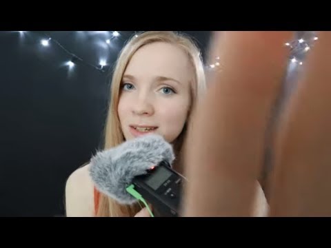 ASMR Up-Close Whisper Ear to Ear💤Mouth sounds😙Face touching.🤩Visual triggers🤤