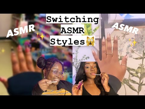 Switching ASMR Styles!! Collab With @UniqueLissASMR 🤍 (aka. My Sister)