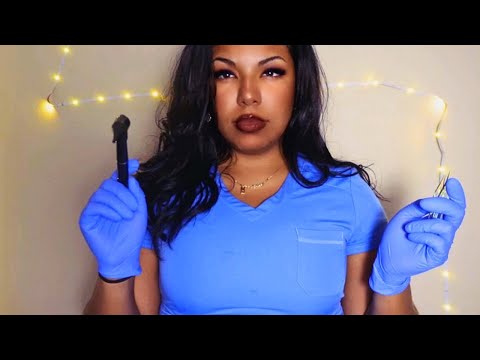 ASMR Cleaning Your Ears, Whispering in Your Ears with Mouth Sounds
