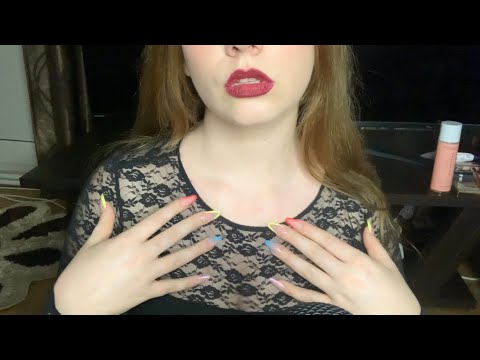 ASMR |🖤Fabric Scratching & Material Tiggers | Hair Scratches | Tapping With Nails On Random Items