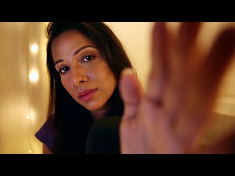 Indian ASMR| positive affirmations for Covid-19 situation| up-close, ear to ear, slow hand movements