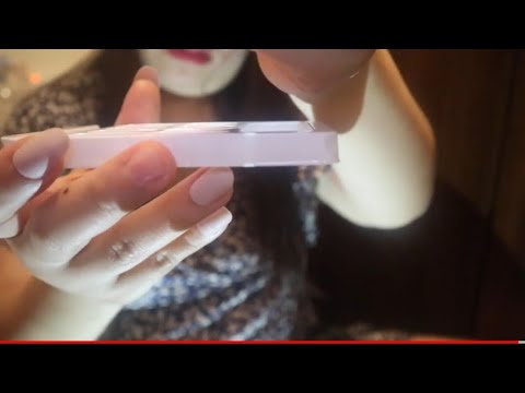 ASMR TAPPING RANDOM 13 OBJECTS WITH MY FAKE NAILS VERY THERAPEUTIC AND TINGLY MOUTH SOUNDS
