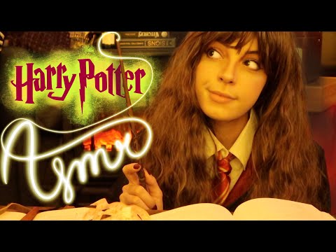 ASMR | Cozy & Relaxing Study Session with Hermione 📚 ✨