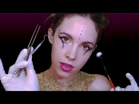 ASMR Alien Ear Examination (Taking You To My Planet, Hyper Realistic Sound)