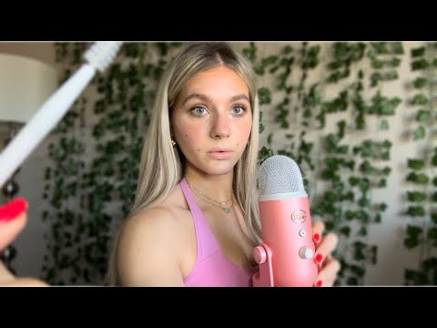 ASMR| YOUR FAVORITE PERSONAL ATTENTION TRIGGERS🌈 (Spoolie, Tracing, Clipping Your Hair)