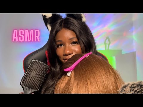 ASMR Playing With Your Hair Until You Fall Asleep 😴  (Personal Attention)