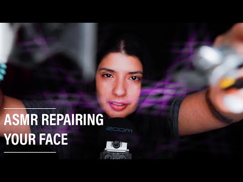 ASMR REPAIRING YOUR FACE (AGAIN) | ASMR ROLE PLAY 🛠️