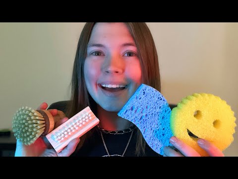 ASMR Scratching Items and Brushing Items on the Mic