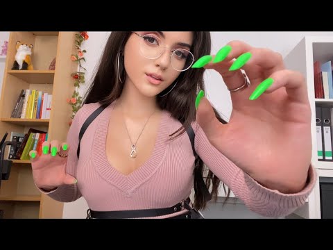 That Girl With Long Nails Checks You For ADHD -ASMR Personal Attention & Sensory Test